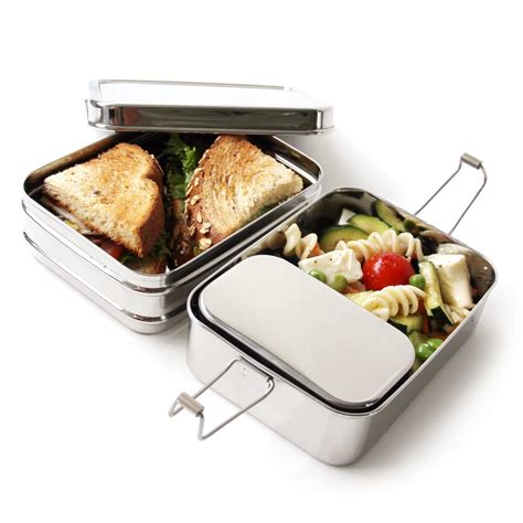 stainless.steel bento box|reusable stainless steel food containers.